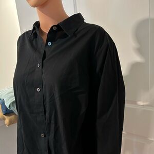 Talbots womens size 18 Black shirt/blouse. barely worn